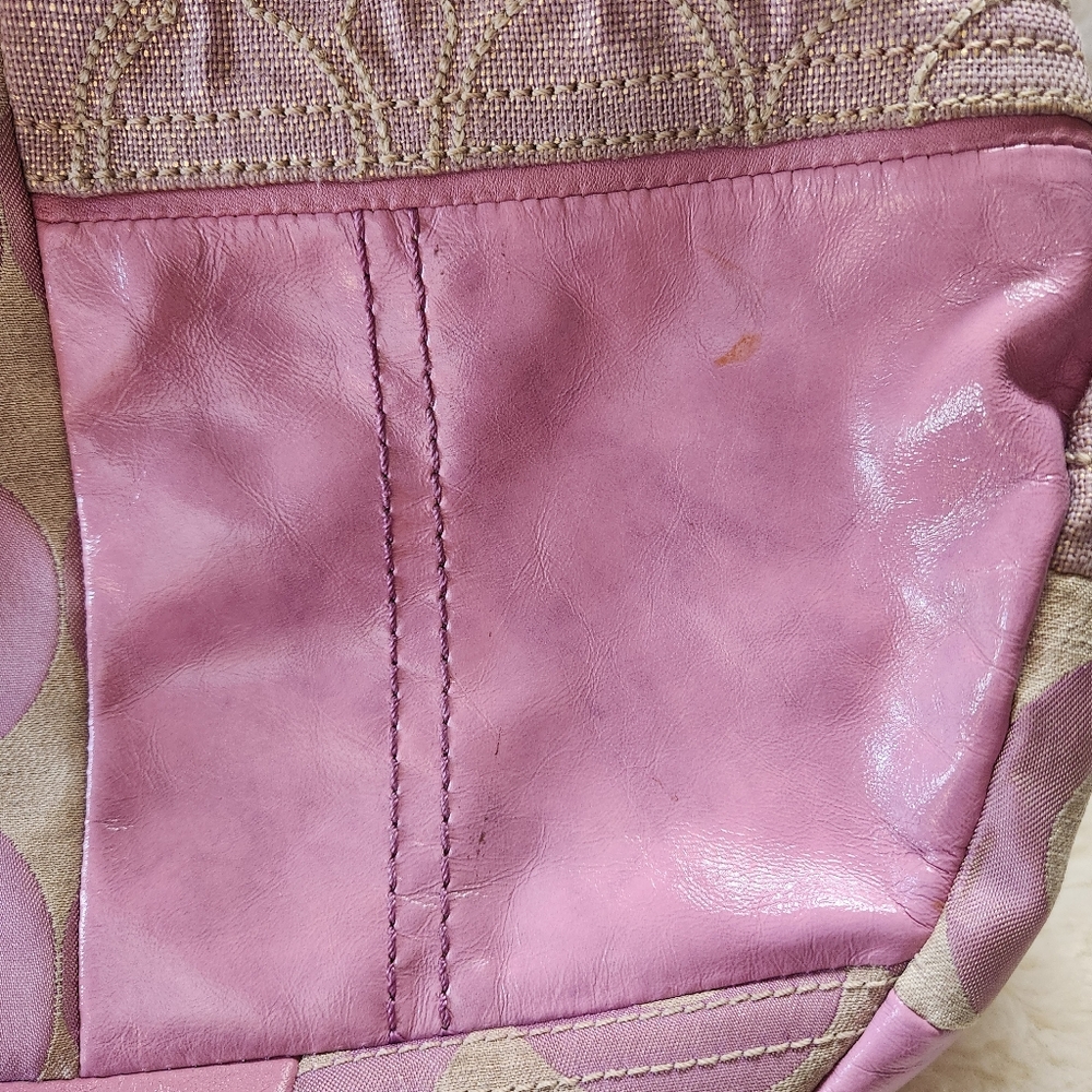 Coach Ali Patchwork Pieced Hobo Bag Y2K Purple - Picture 13 of 16